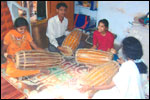 Special School Children at Music Training, click here to see large picture.