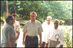 Dr D. K. Menon, Director, NIMH on an inspection – cum – guidance visit to LEKHADEEP, click here to see large picture.